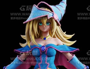游戏王黑魔导女孩—Blend模型