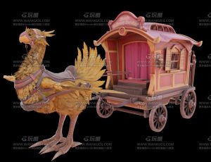 最终幻想7鸟车—Blend模型