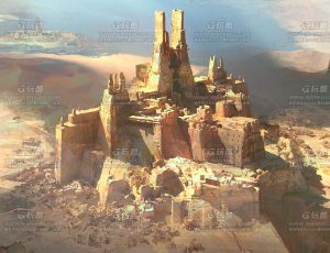 C4D三维辅助二维制作沙漠遗迹之城大师课