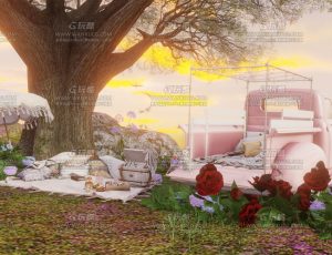 小清新野炊场景—Blend项目源文件