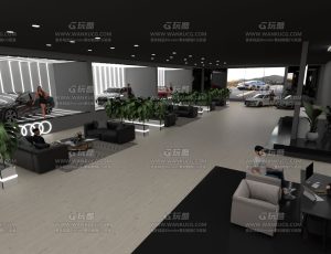 奥迪商务4S车店—Blend项目源文件