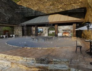 石壁度假区—Blend项目源文件