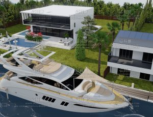 富豪海边别墅—Blend项目源文件