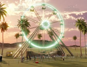 游乐园摩天轮—Blend项目源文件