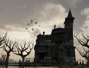 破旧残骸鬼屋—Blend项目源文件