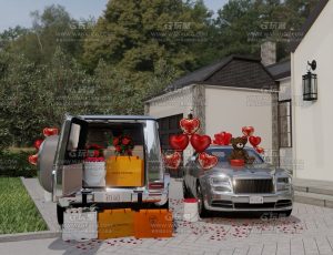 求婚车场景—Blend项目源文件