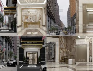 美国政客街大楼—Blend项目源文件