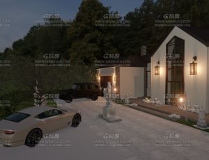 西方坟地墓园—Blend项目源文件