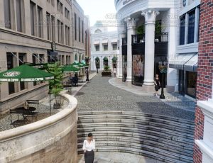 巴黎商业街道—Blend项目源文件