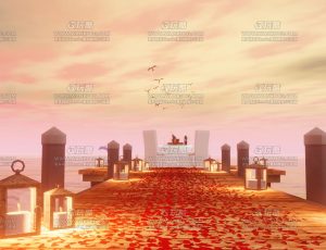 浪漫晚霞烛光晚餐—Blend项目源文件