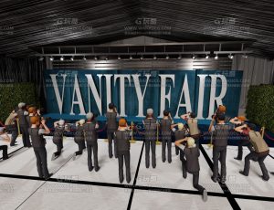 记者拍摄现场—Blend项目源文件