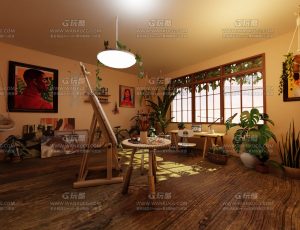 小画室—Blend项目源文件