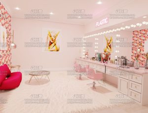 小女生化妆间—Blend项目源文件