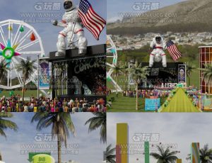 宇宙宇航员主题演唱会—Blend项目源文件