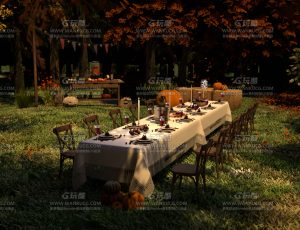 森林酒宴—Blend项目源文件