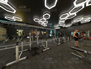 时尚大型健身房—Blend项目源文件