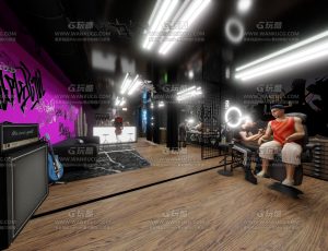 纹身店—Blend项目源文件