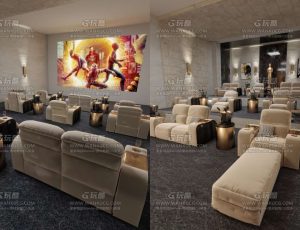 高档VIP私人电影院—Blend项目源文件