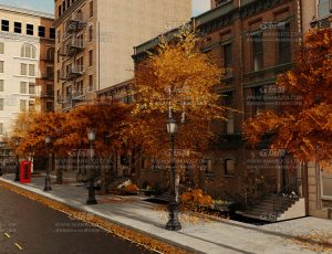 伦敦街道—Blend项目源文件