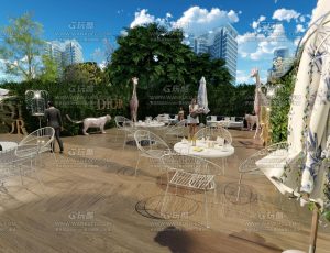 公园休闲咖啡店—Blend项目源文件