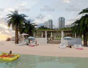 海滩派对场景—Blend项目源文件