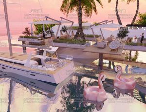 海边舒适休闲场地—Blend项目源文件