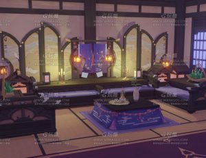 原神古风卧室—Blend项目源文件