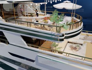 轮船夜晚派对—Blend项目源文件