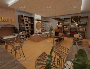 西式面包店—Blend项目源文件