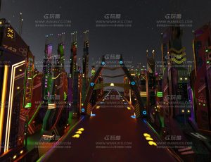 赛博朋克未来城市—Blend项目源文件