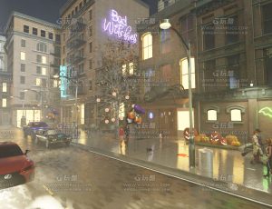 万圣节街景—Blend项目源文件