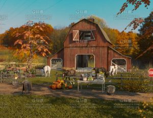 乡下牧场农场—Blend项目源文件