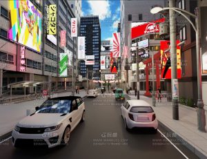 东京商业街道—Blend项目源文件