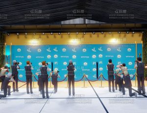 明星拍照墙—Blend项目源文件