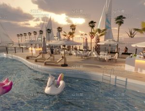 夏威夷海高级贵宾度假区—Blend项目源文件