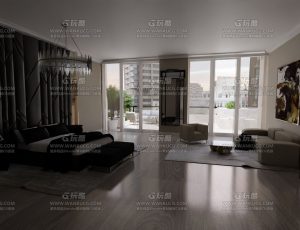 阳台亮光大卧室—Blend项目源文件