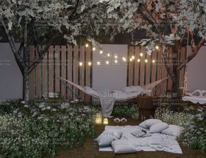 院子吊床—Blend项目源文件