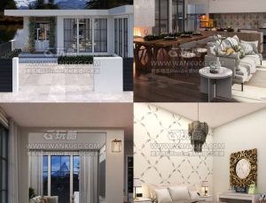 圣诞节装饰风格别墅—Blend项目源文件