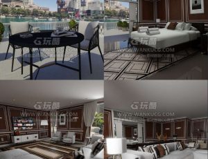 巴黎铁塔下的别墅—Blend项目源文件