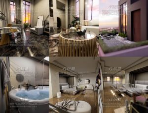 大空间套房单身公寓—Blend项目源文件