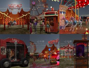 大型马戏团 —Blend项目源文件