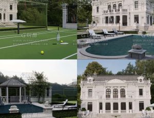 富豪私人山庄—Blend项目源文件