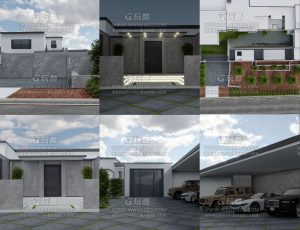 美式别墅—Blend项目源文件