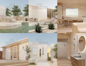 平层大别墅—Blend项目源文件