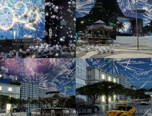 夏日海滩狂欢节—Blend项目源文件