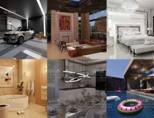 超大空间别墅—Blend项目源文件