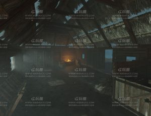 中世纪茅草屋牧房—Blend项目源文件