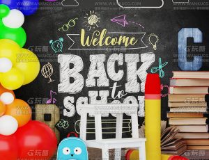 儿童风格照相馆棚拍室—Blend项目源文件