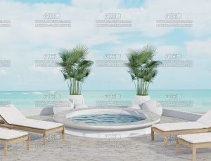 海景小休闲区—Blend项目源文件