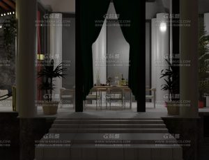 东南亚小别墅—Blend项目源文件